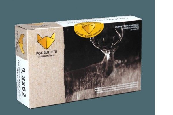 FOX BULLETS Fox Bullets 9,3x62 14,2g / 220gr Classic Hunter Bullet (20kos)