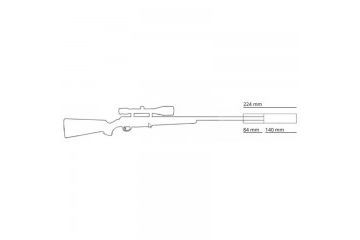 DUŠILCI Hausken Hausken suppressor JD224 XTRM MKII 