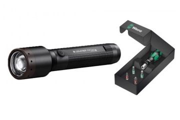 SVETILKE Ledlenser Ledlenser P6R Core + Wera izvijač set