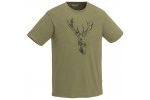 MAJICE Pinewood Pinewood T-Shirt kr. rokav Red deer 5038